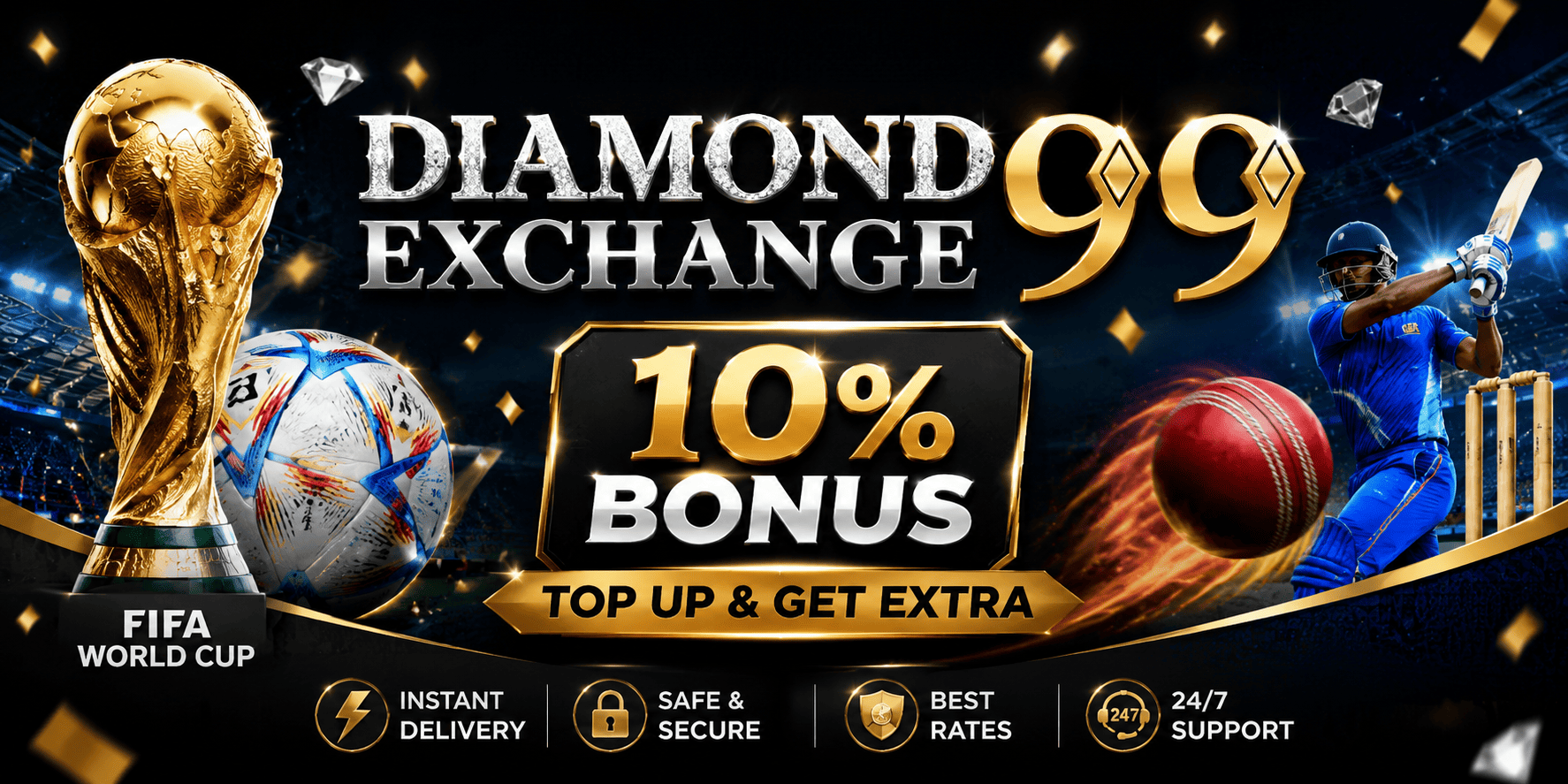 Diamond Exchange 99 Banner